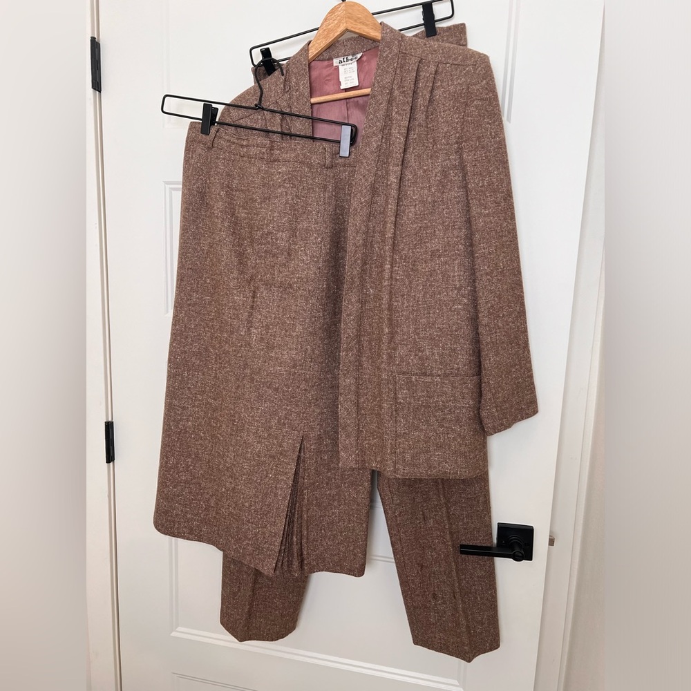 Vintage Albee made in USA 3 piece suit set